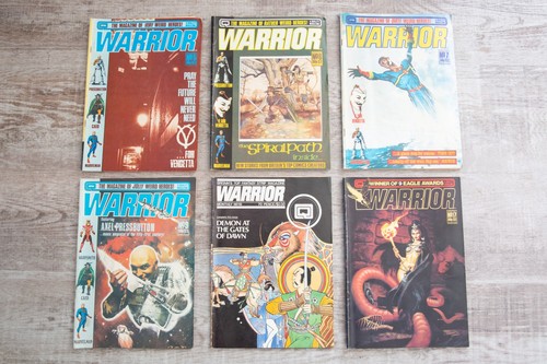 Warrior comics 7 - #5, #17