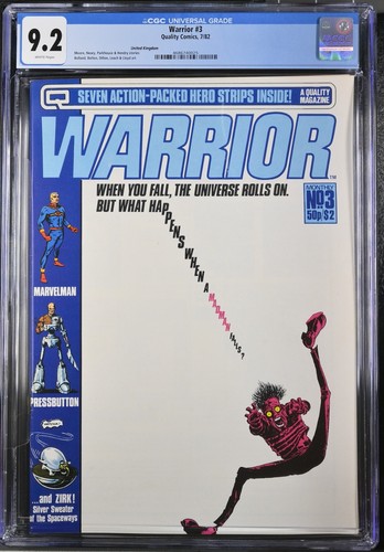 Warrior cgc wp nm - #3,